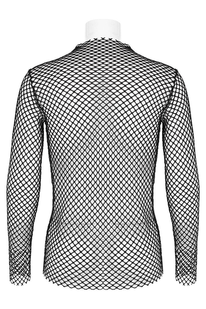 Bloodcurdle Fishnet Top - mens tops - VampireFreaks - Punk Rave