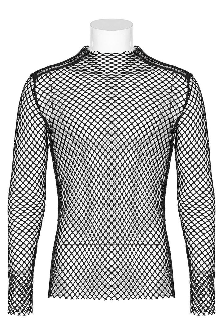 Bloodcurdle Fishnet Top - mens tops - VampireFreaks - Punk Rave