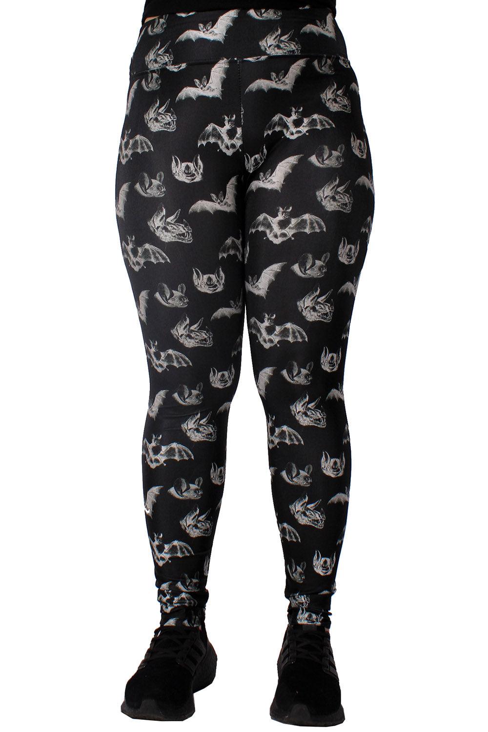 Bloodsucker Bat Leggings - womens bottoms - VampireFreaks - VampireFreaks