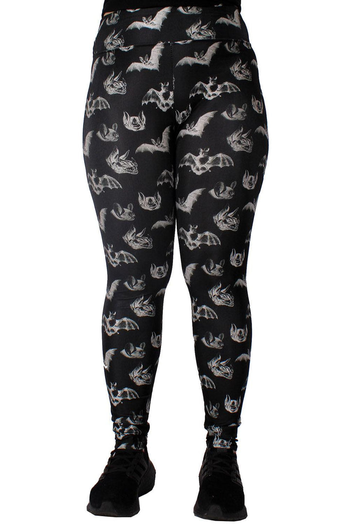 Bloodsucker Bat Leggings - womens bottoms - VampireFreaks - VampireFreaks