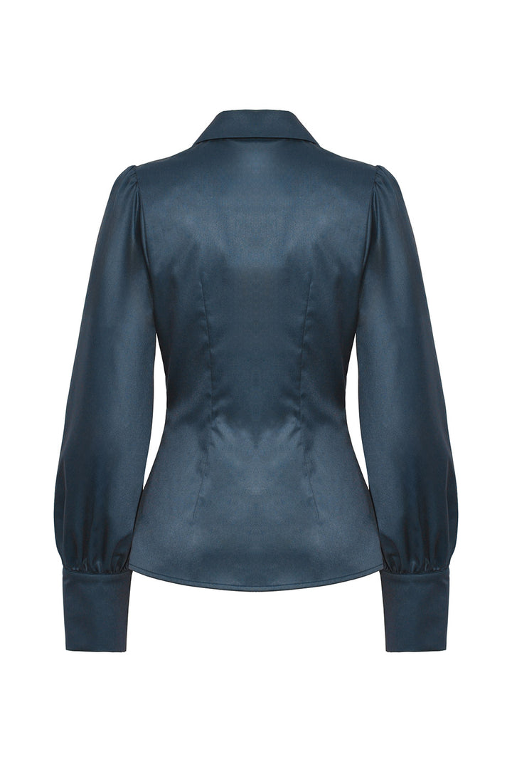 womens gothic button up blouse
