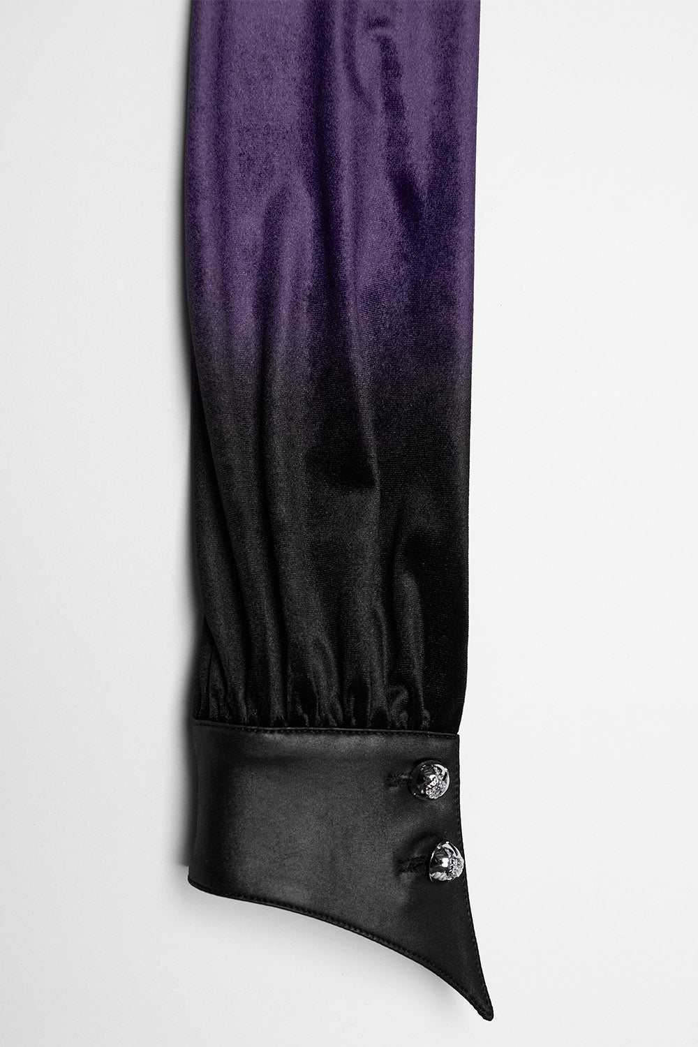 vampire pointed cuff long sleeve shirt