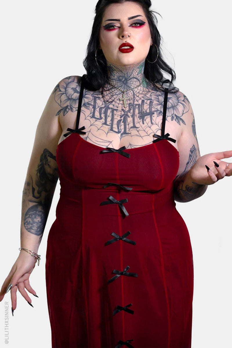 romantic plus size goth dress