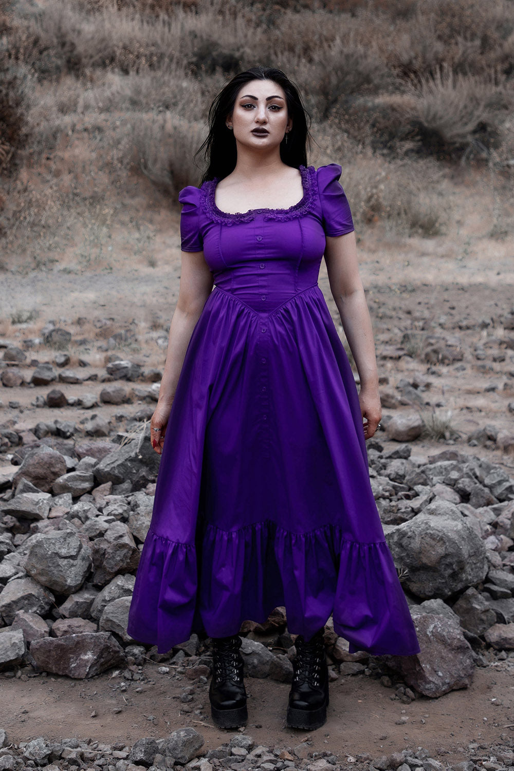 vintage goth inspired gown
