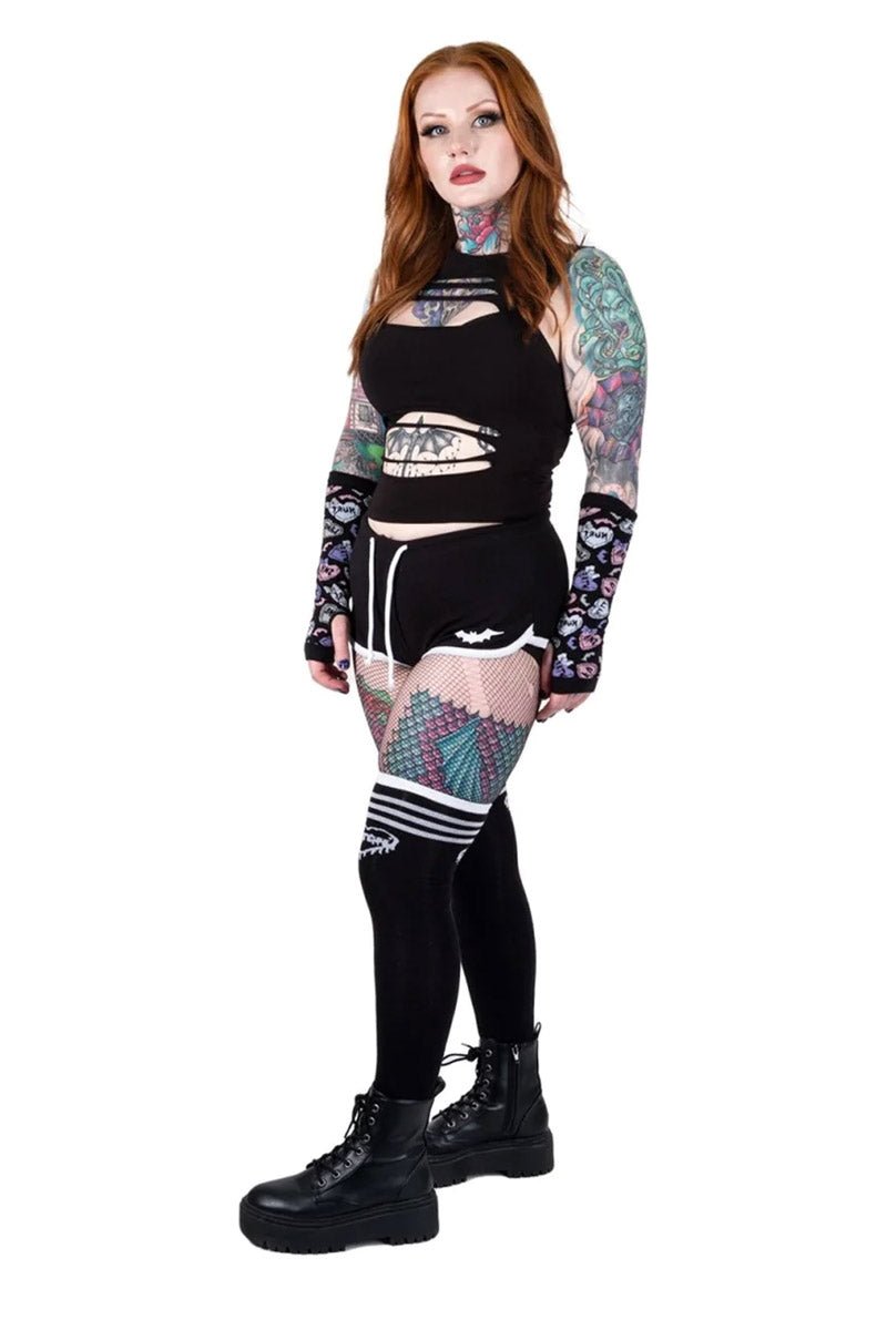 Halloween Bats Short Shorts - womens bottoms - VampireFreaks - Too Fast