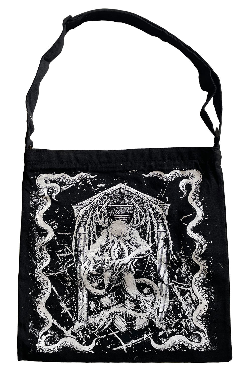 Shoulder Sling Zipper Tote Bag