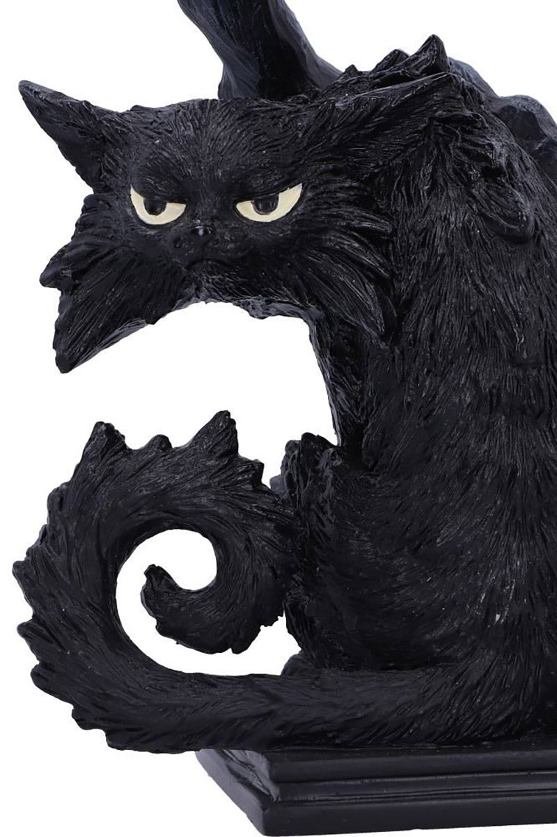halloween whimsical cat candle holder