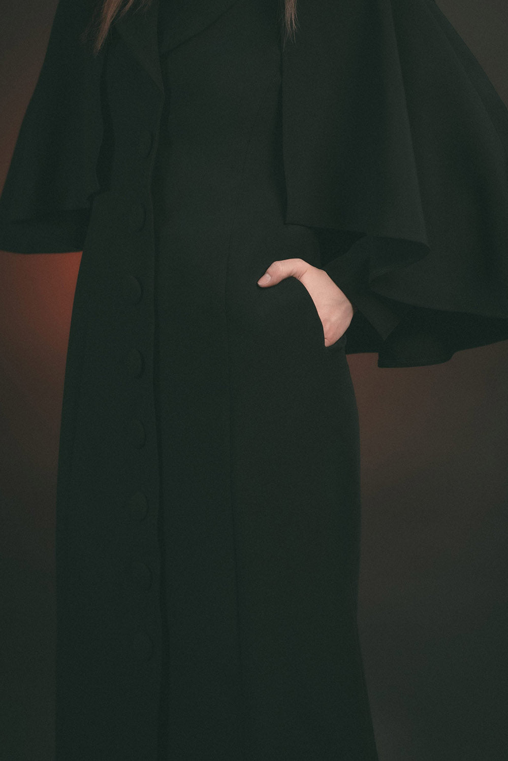 womens old fashioned gothic winter with pockets