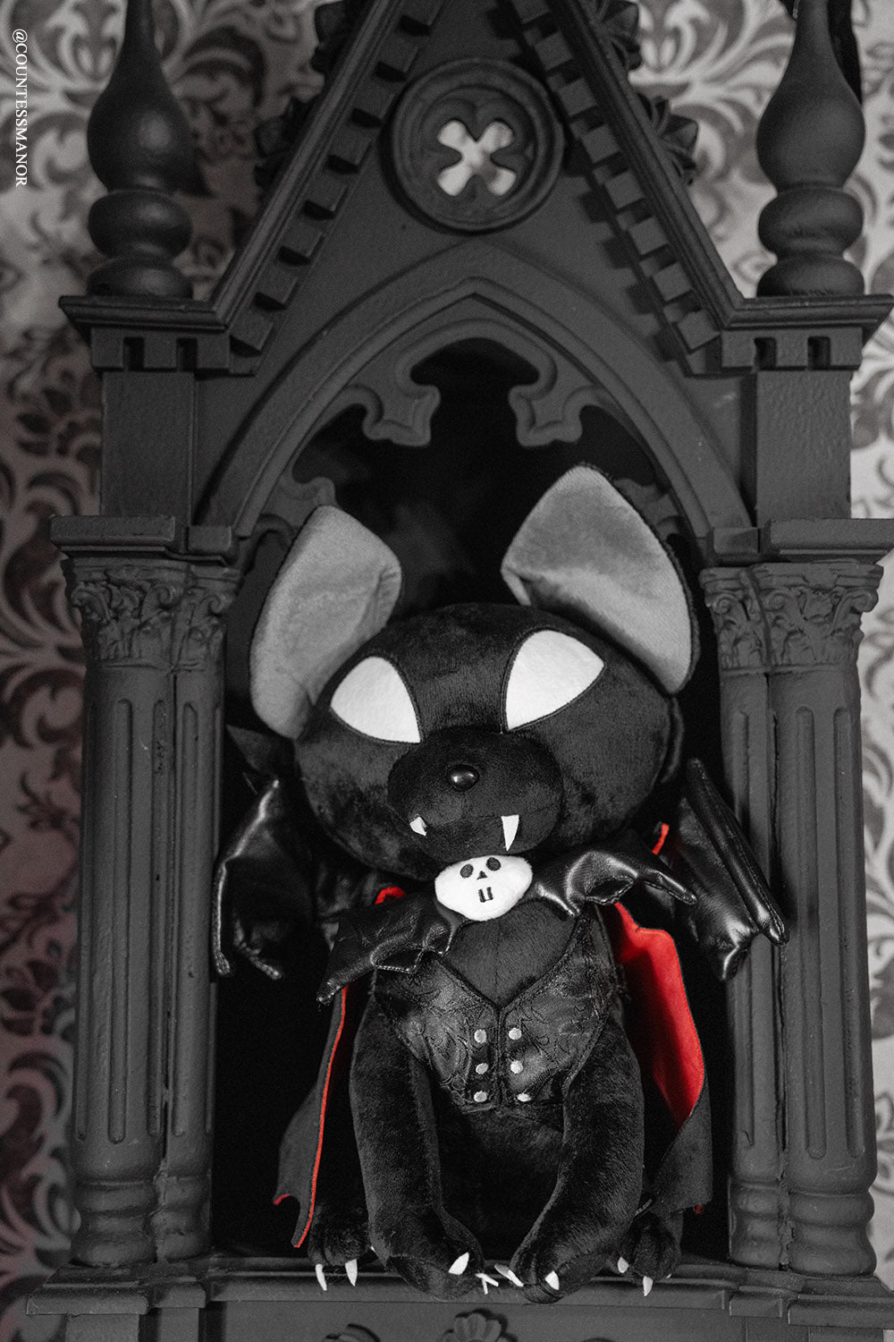 dracula cat plush stuffed animal