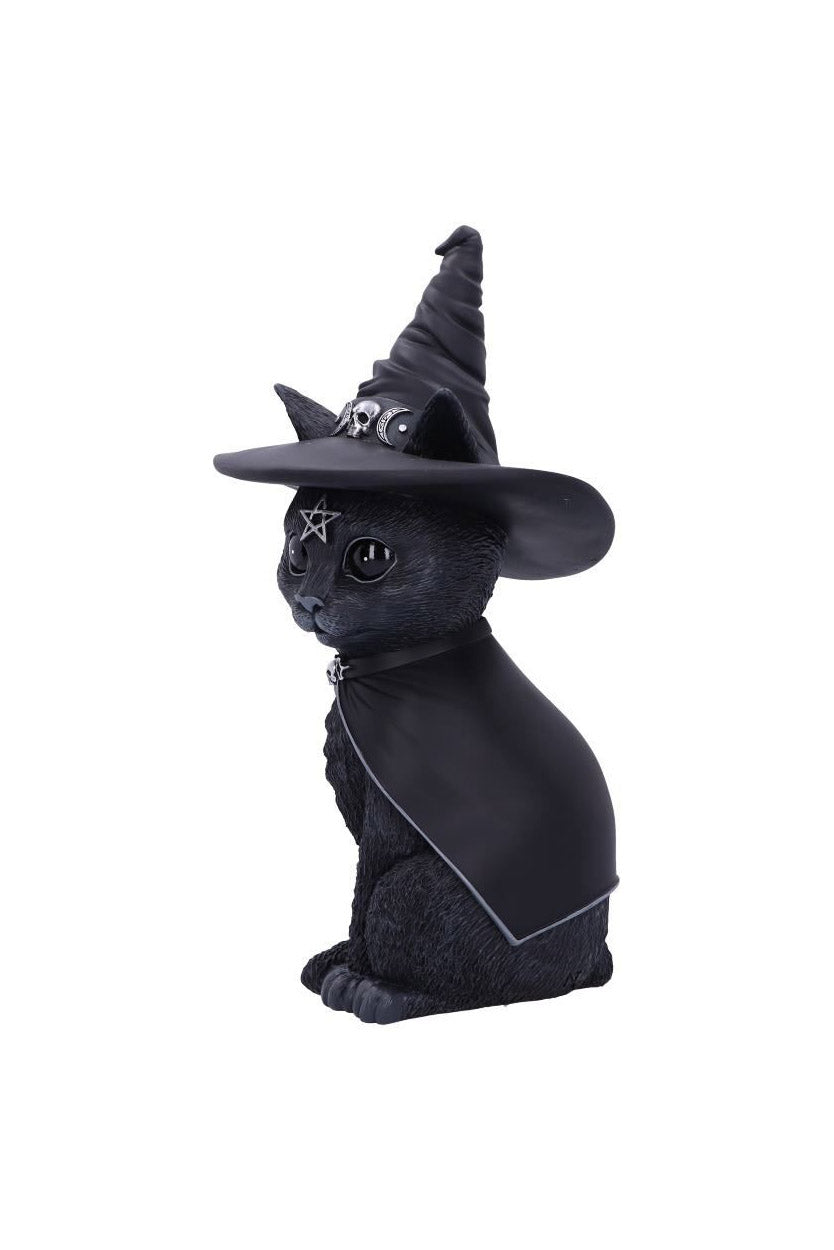 black cat halloween cat sculpture