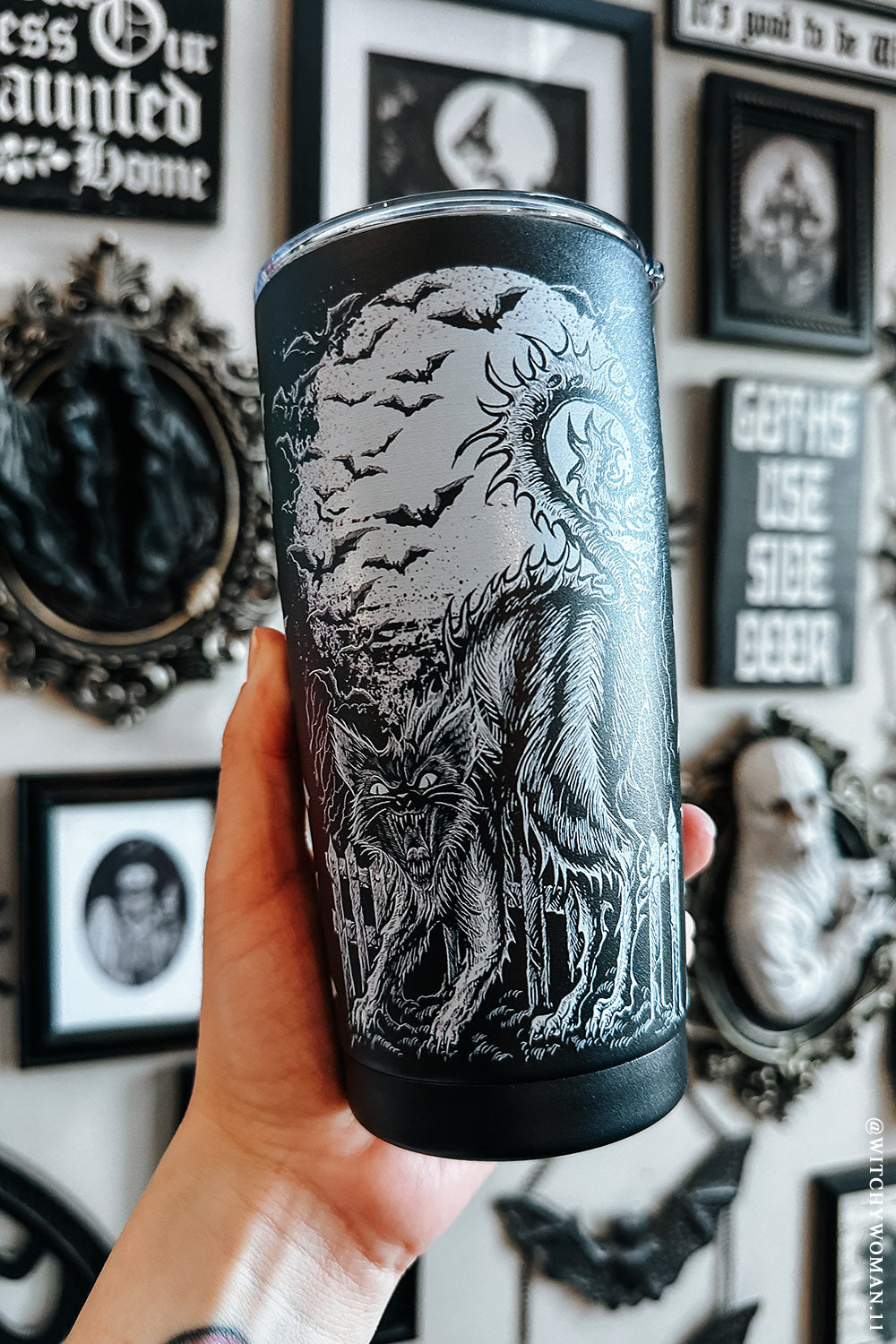 halloween cat to go coffee mug