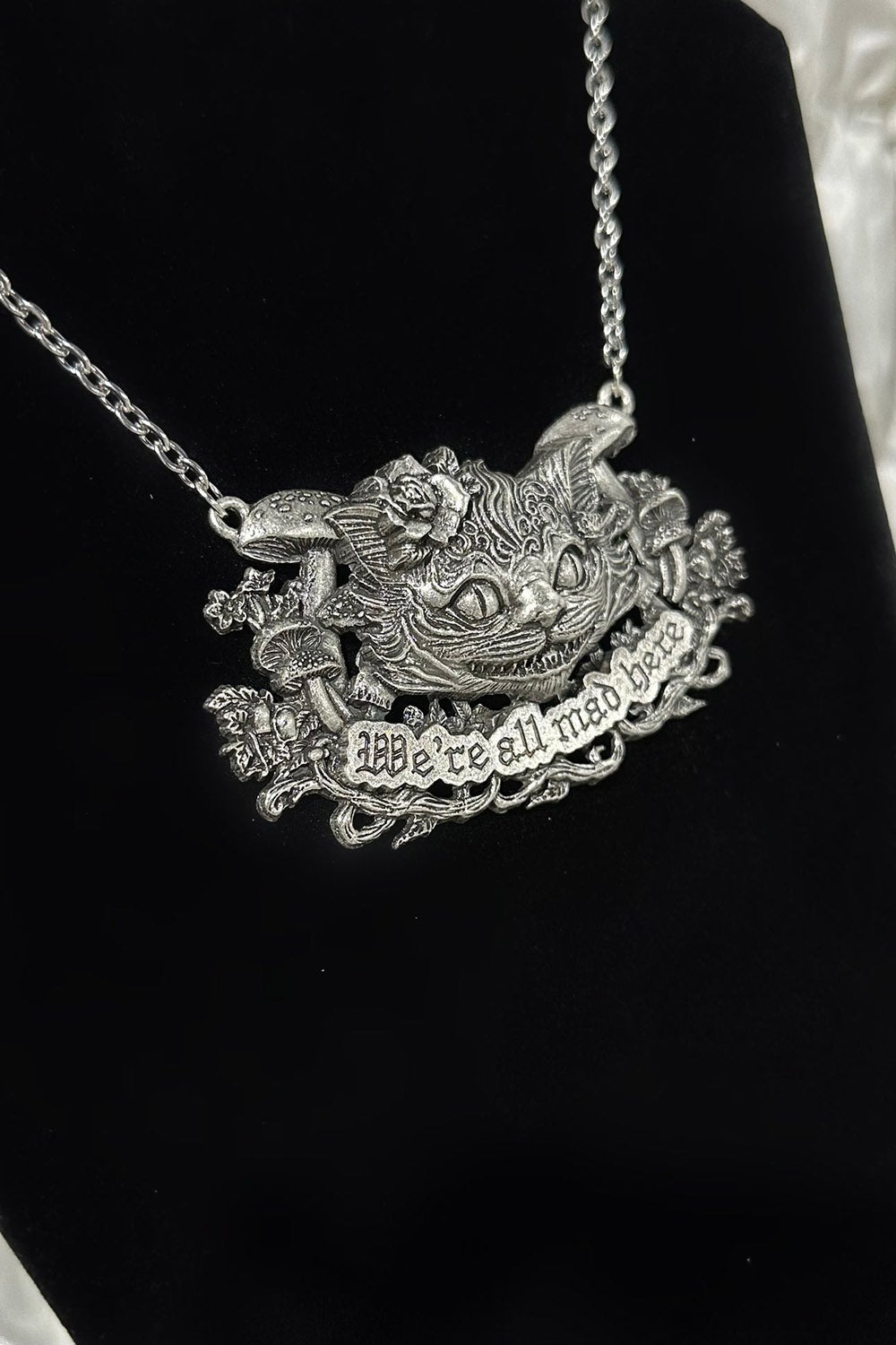 gothic cheshire cat jewelry