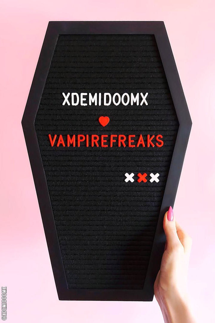 Coffin Letter Board - housewares - VampireFreaks - VampireFreaks