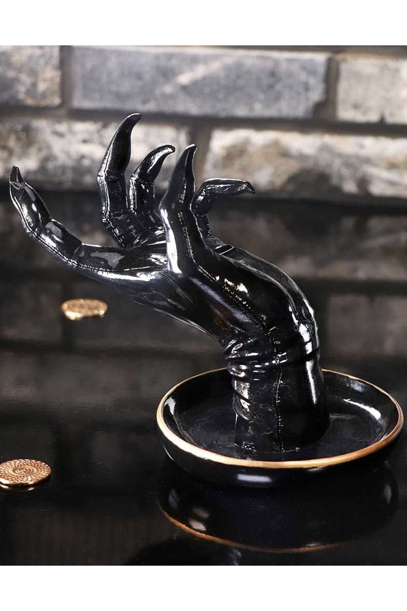 black witchy jewelry holder dish