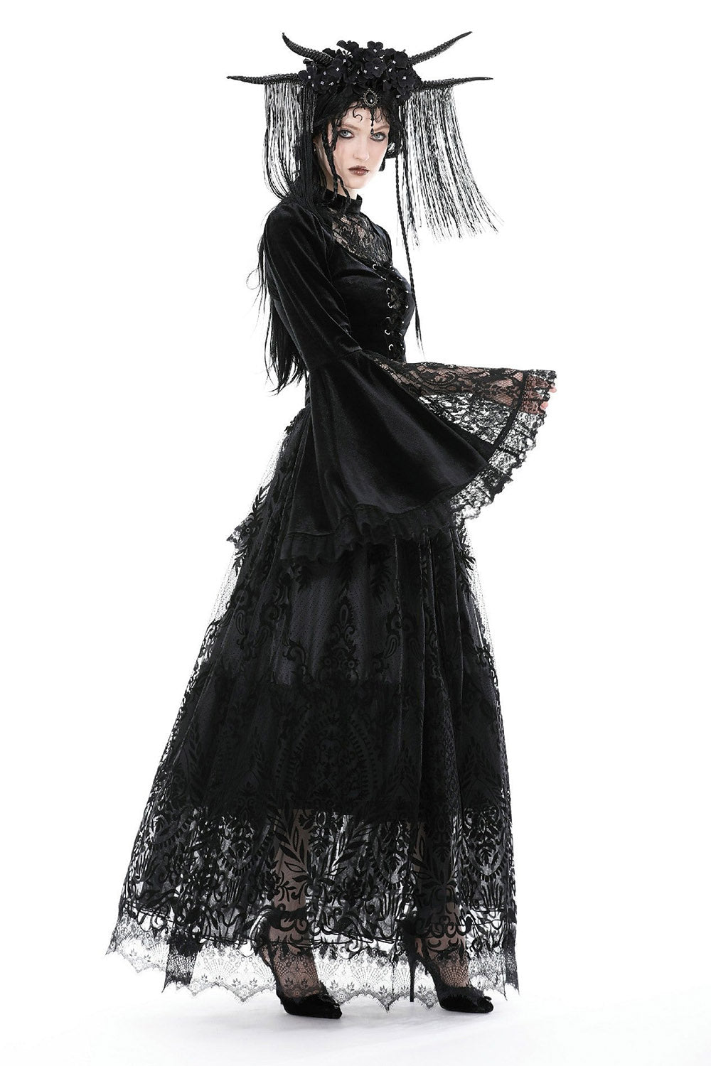 womens romantic vintage gothic blouse
