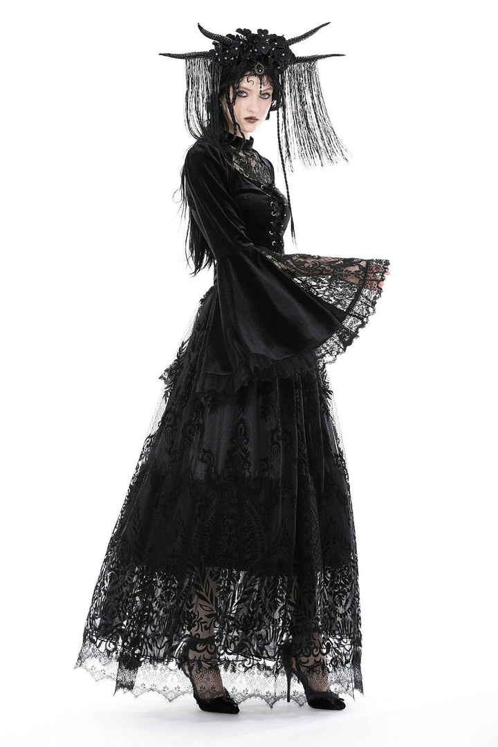 womens romantic vintage gothic blouse