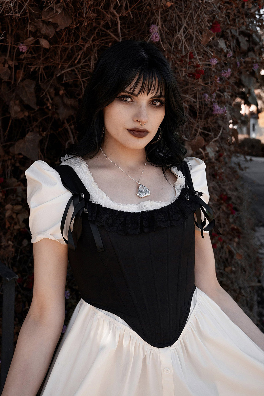 womens gothic corset top
