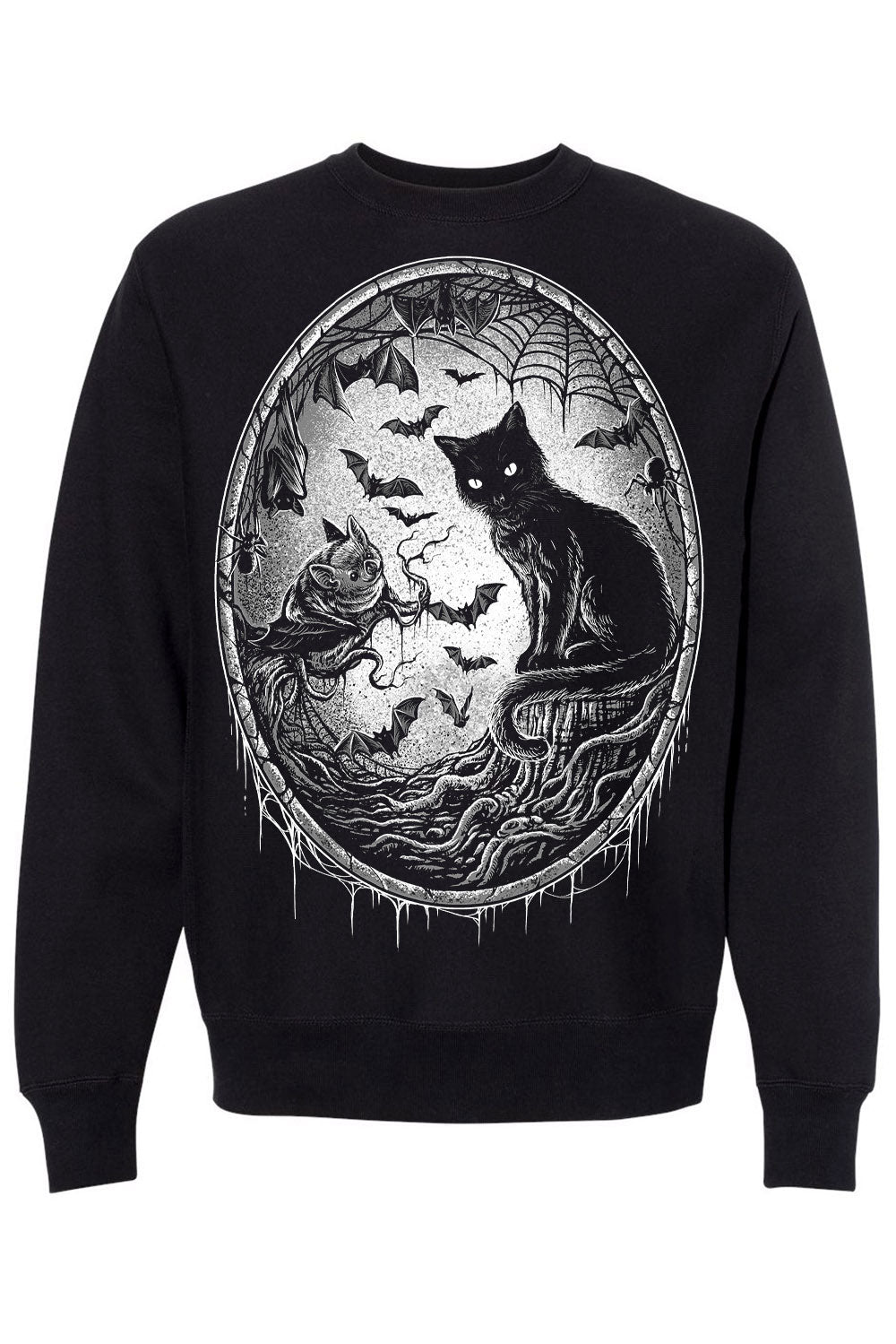 gothic cameo frame sweatshirt