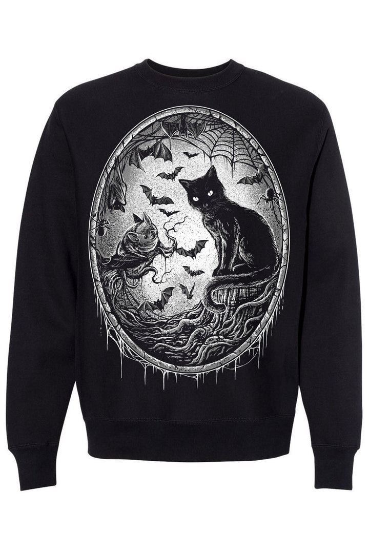 gothic cameo frame sweatshirt