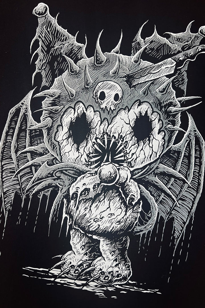 gothic horror rabbit hoodie