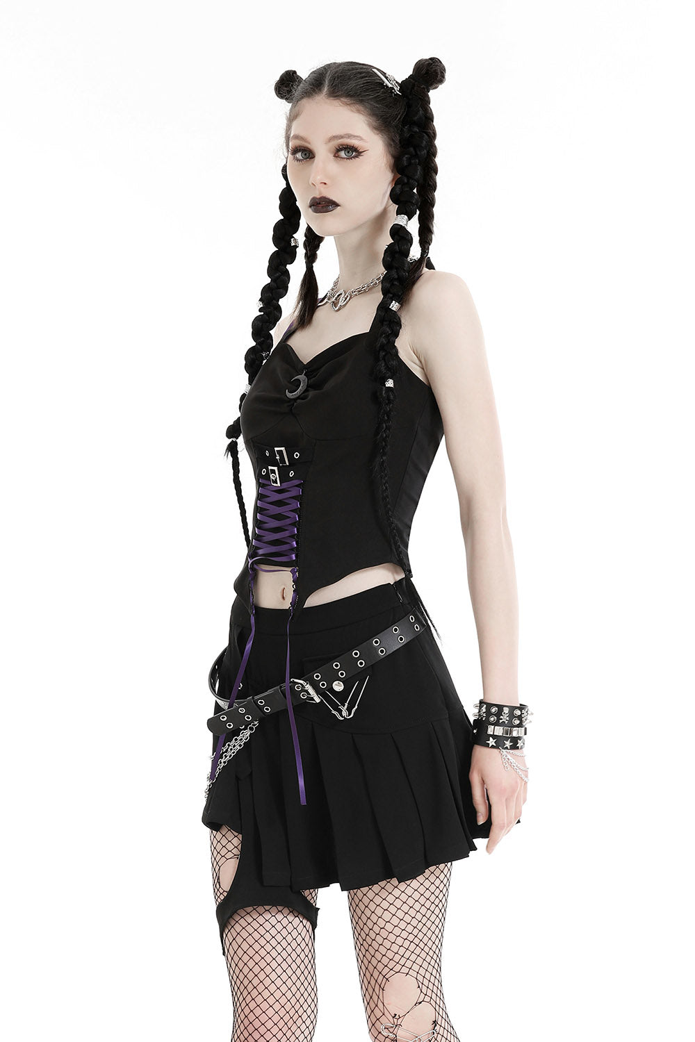 Moonhaunt Halter Crop Top