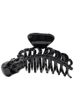 Skeleton Ribcage Hair Claw Clip [BLACK]