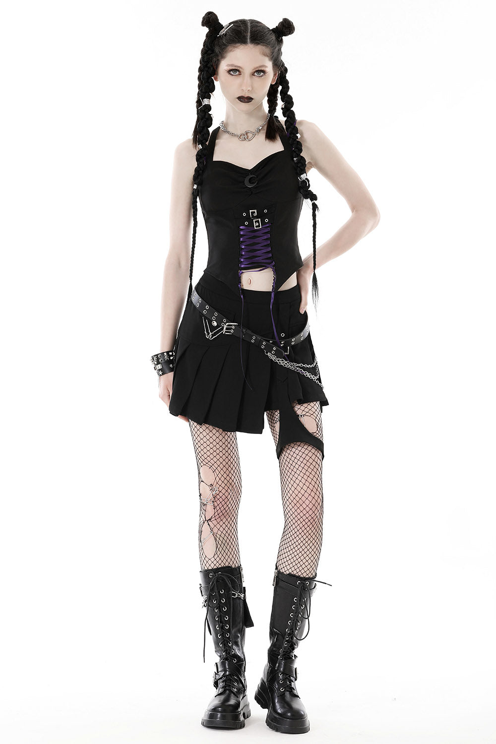 Moonhaunt Halter Crop Top