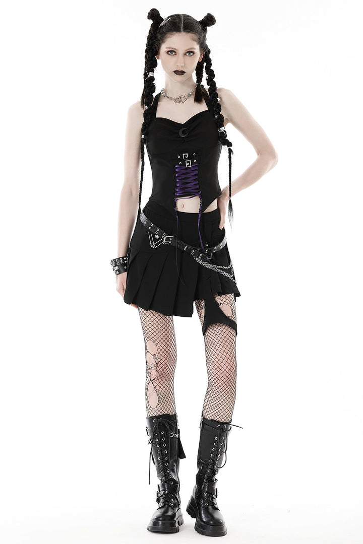 Moonhaunt Halter Crop Top