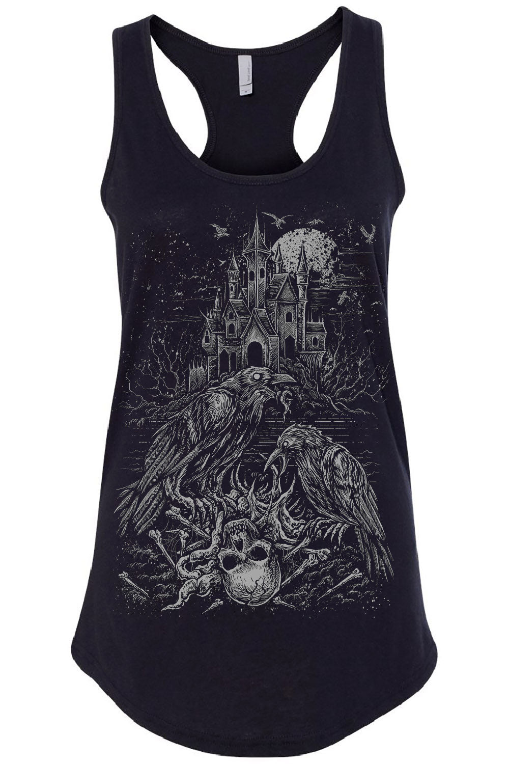 womens crow tank top
