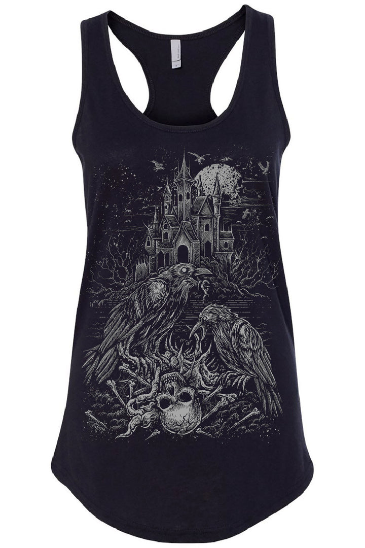 womens crow tank top