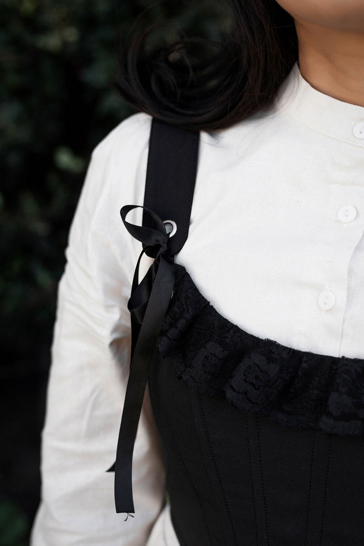 fairy goth corset top