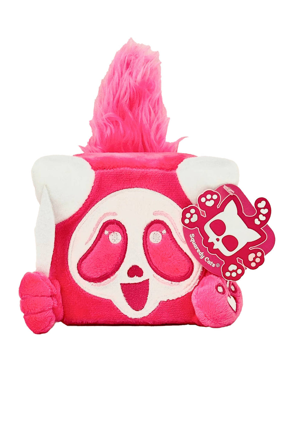 pink and white plushie stuffed animal