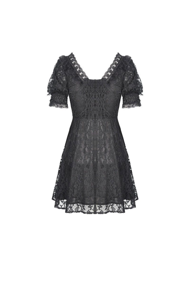 v neckline dress