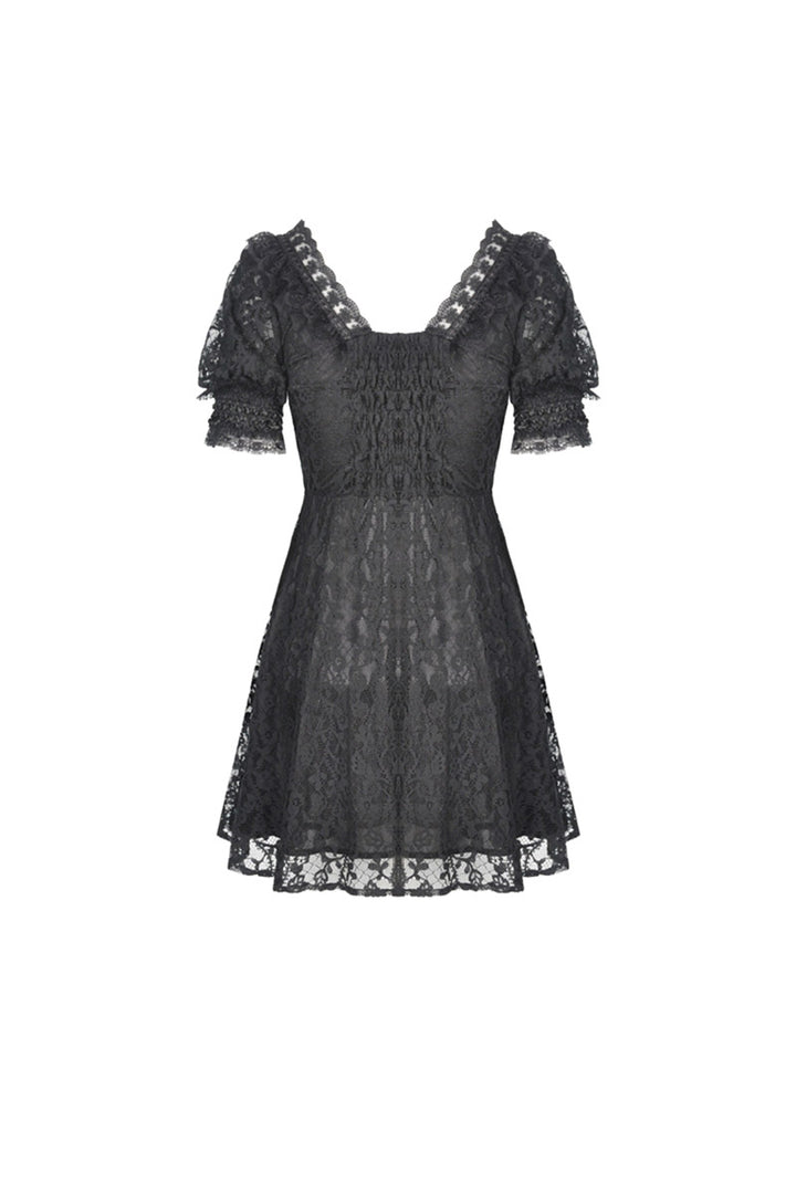 v neckline dress