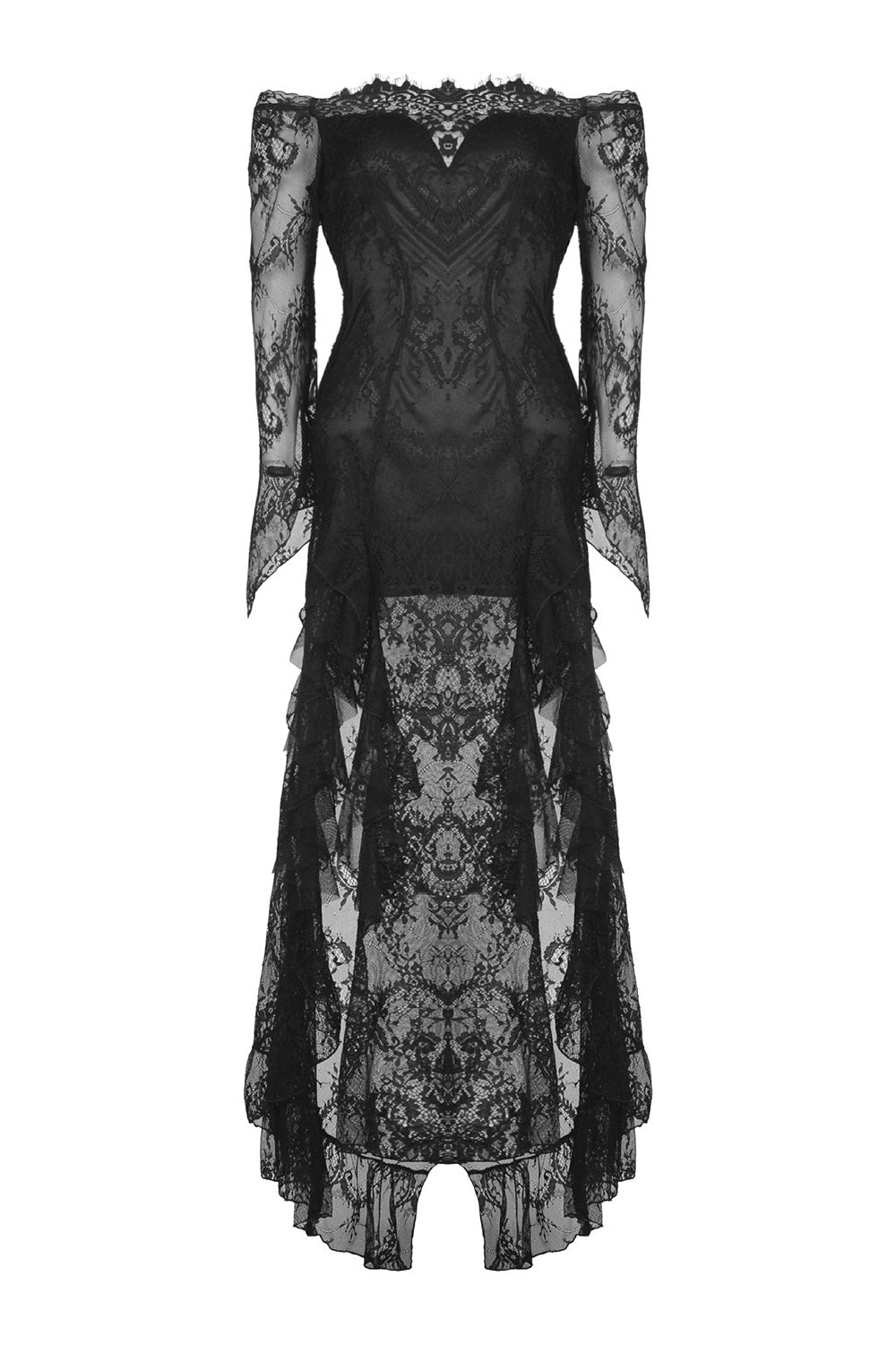 Dark Enchantment High Low Gothic Dress - dresses - VampireFreaks - Dark In Love