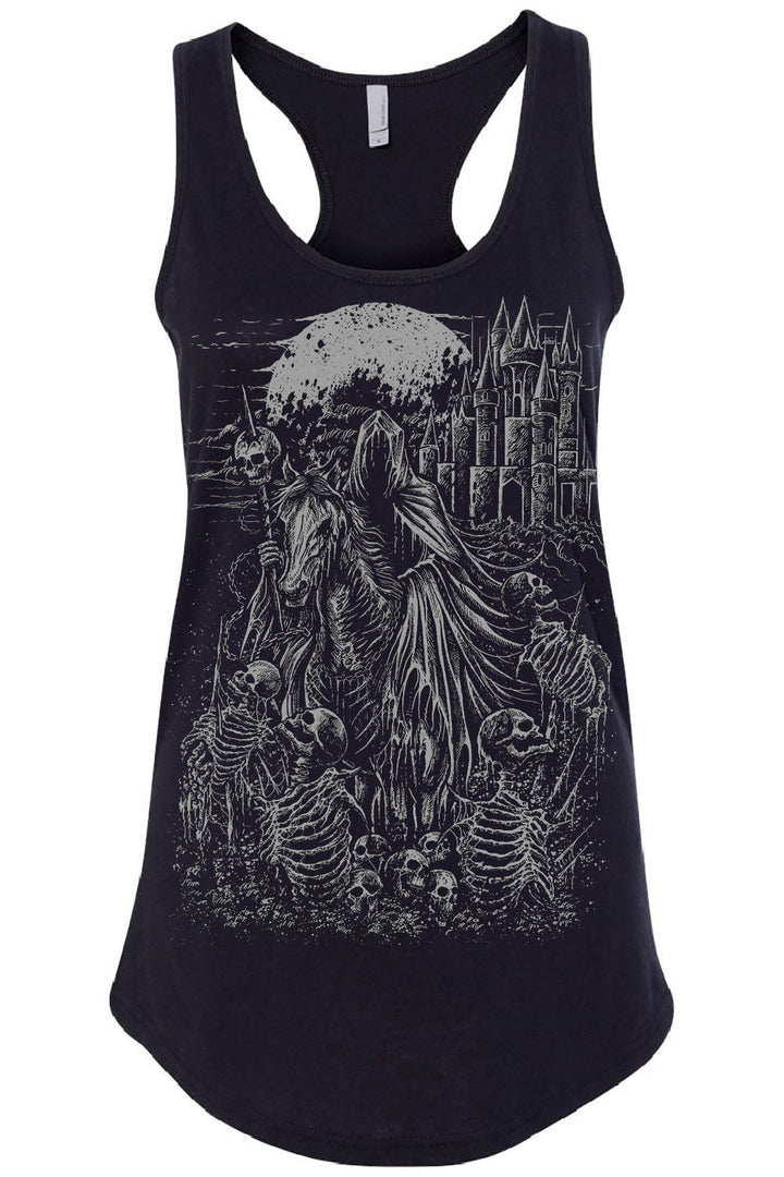 vampire castle grim reaper tank top