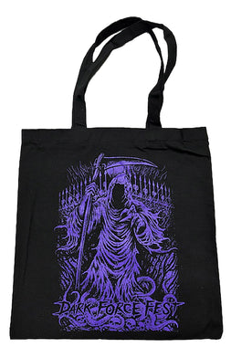 Dark Force Fest Zipper Tote Bag [PURPLE]