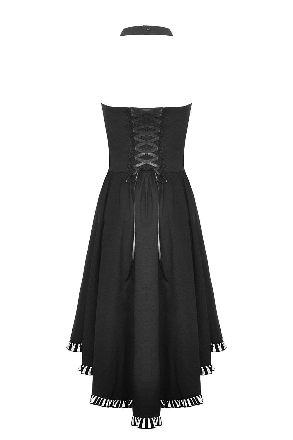 Deetz Striped Swing Dress - dresses - VampireFreaks - Dark In Love