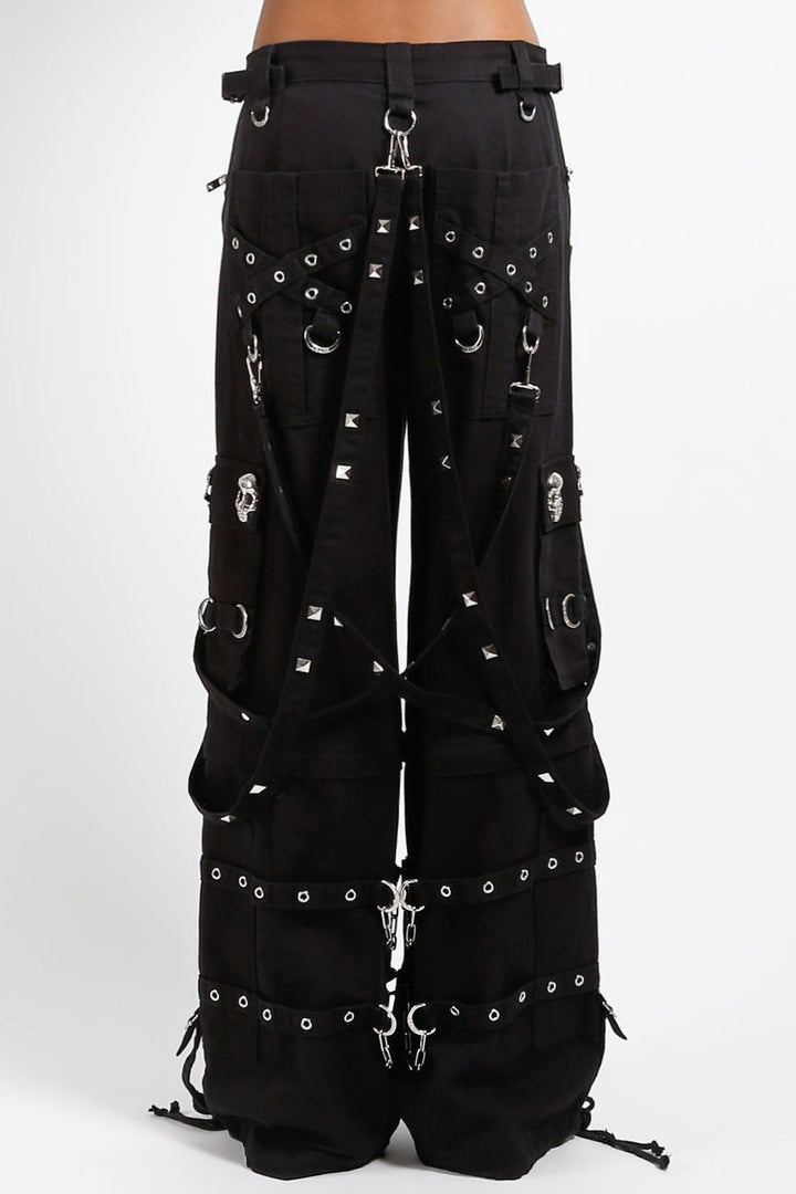 chain eyelet pants