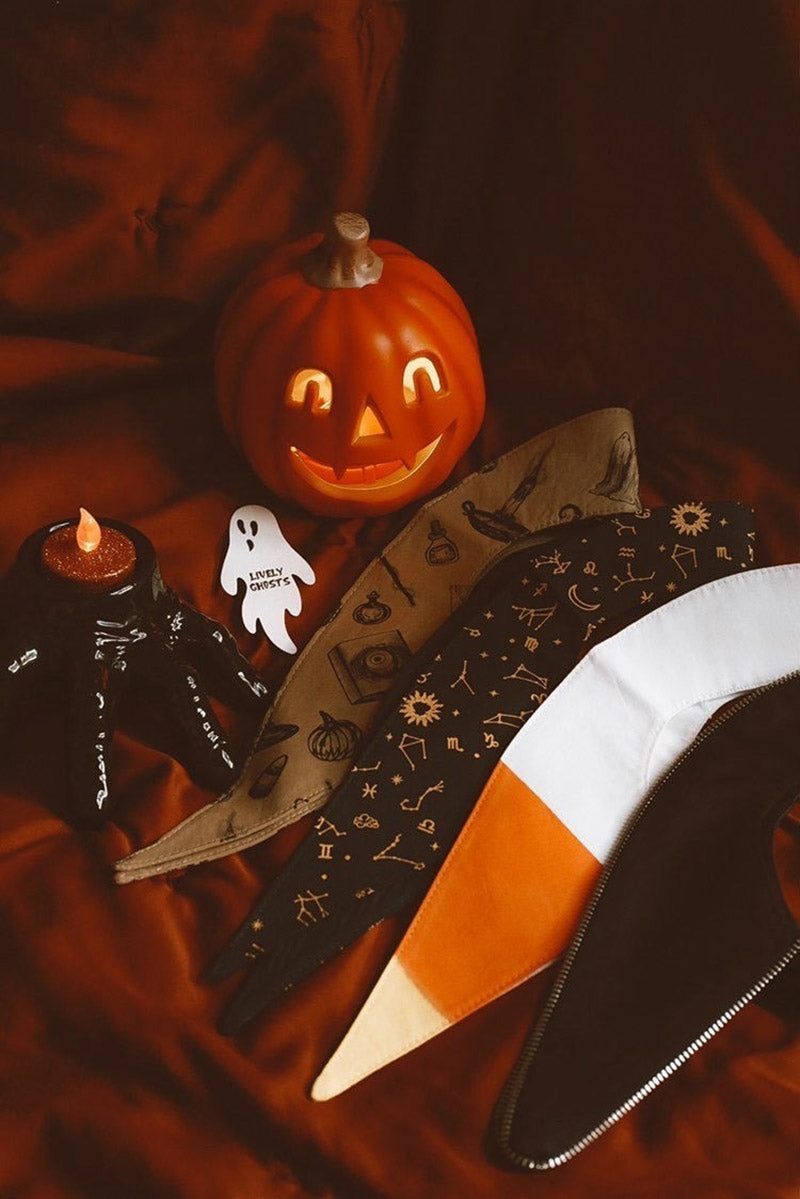 candy corn collar wednesday addams inspired