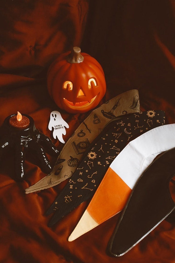 candy corn collar wednesday addams inspired