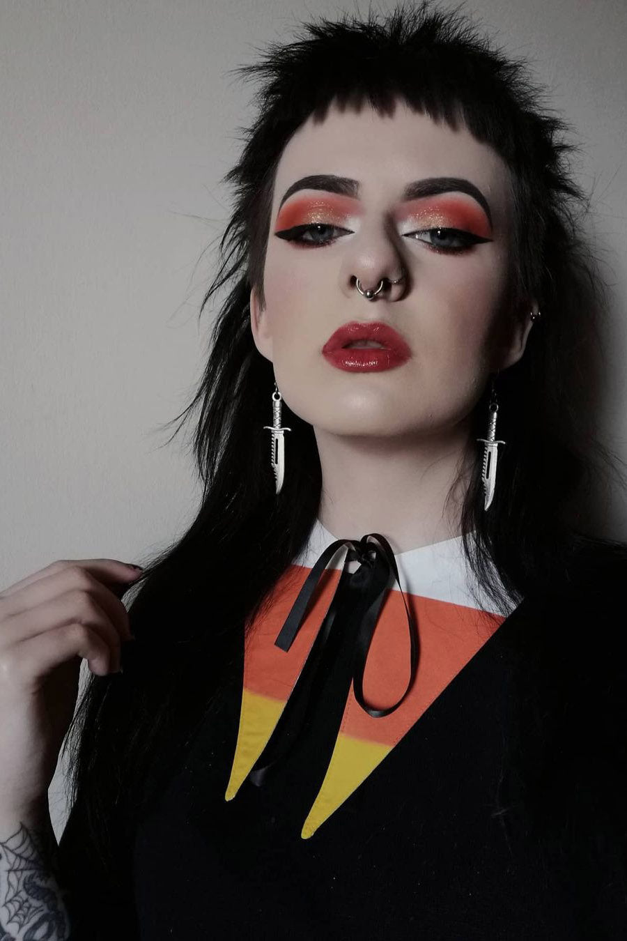 halloween detachable choker