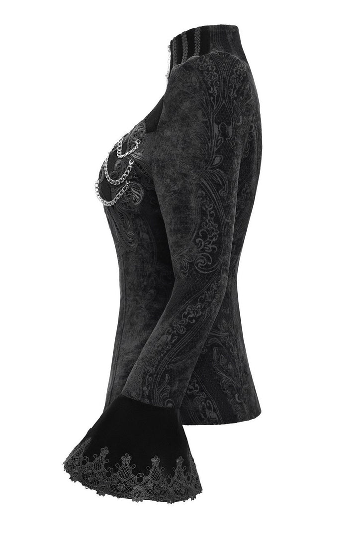 womens vampire goth ornate jacket