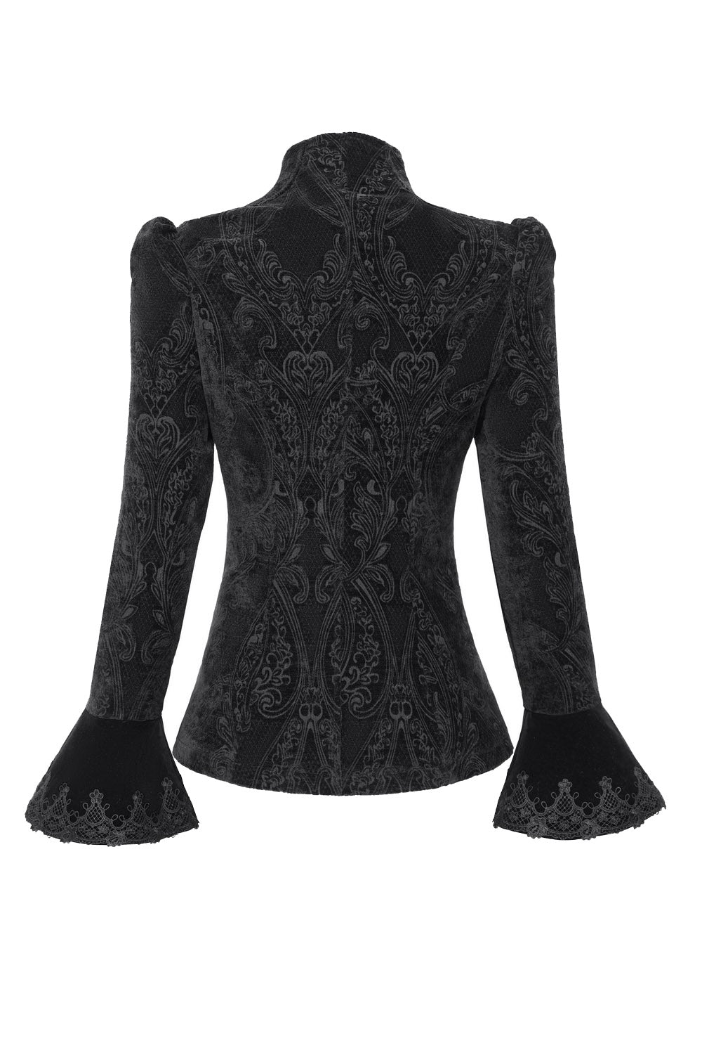 womens black beautiful plus size gothic jacket