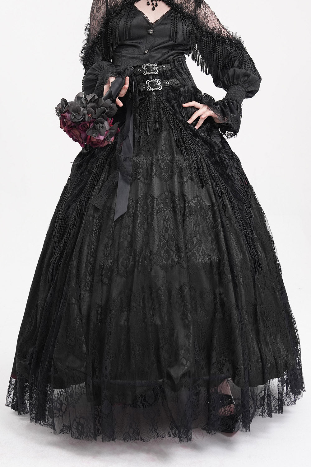 gothic bustle skirt