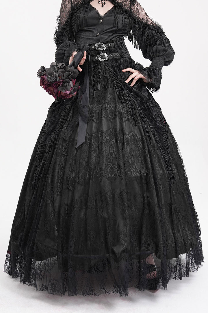 gothic bustle skirt
