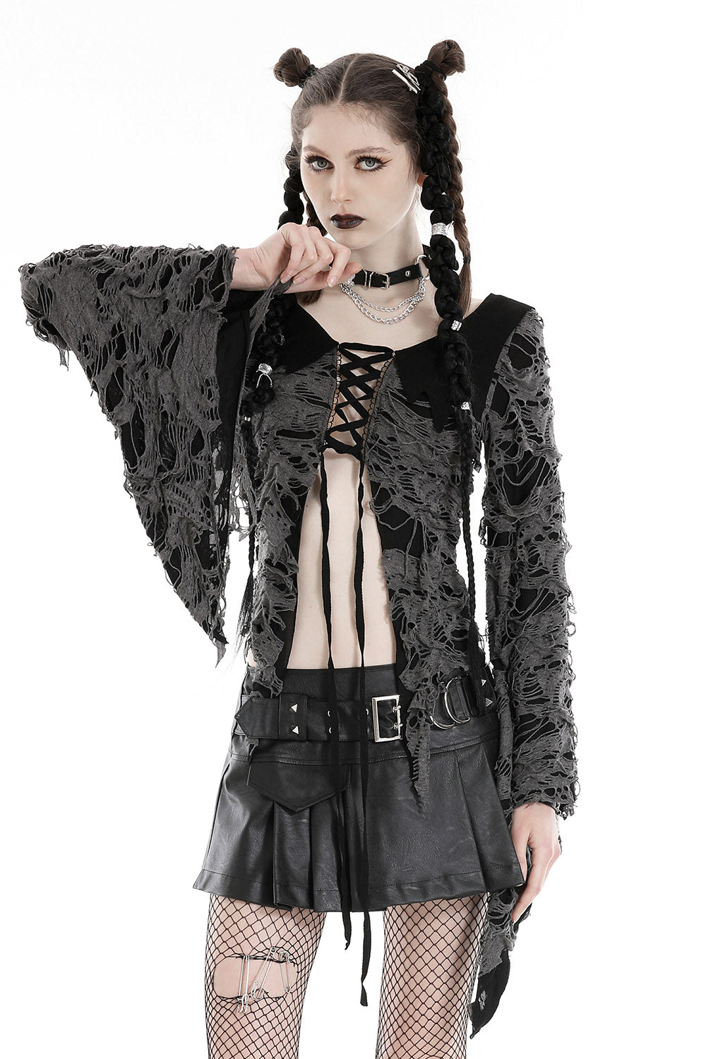 Witch Bones Tattered Top