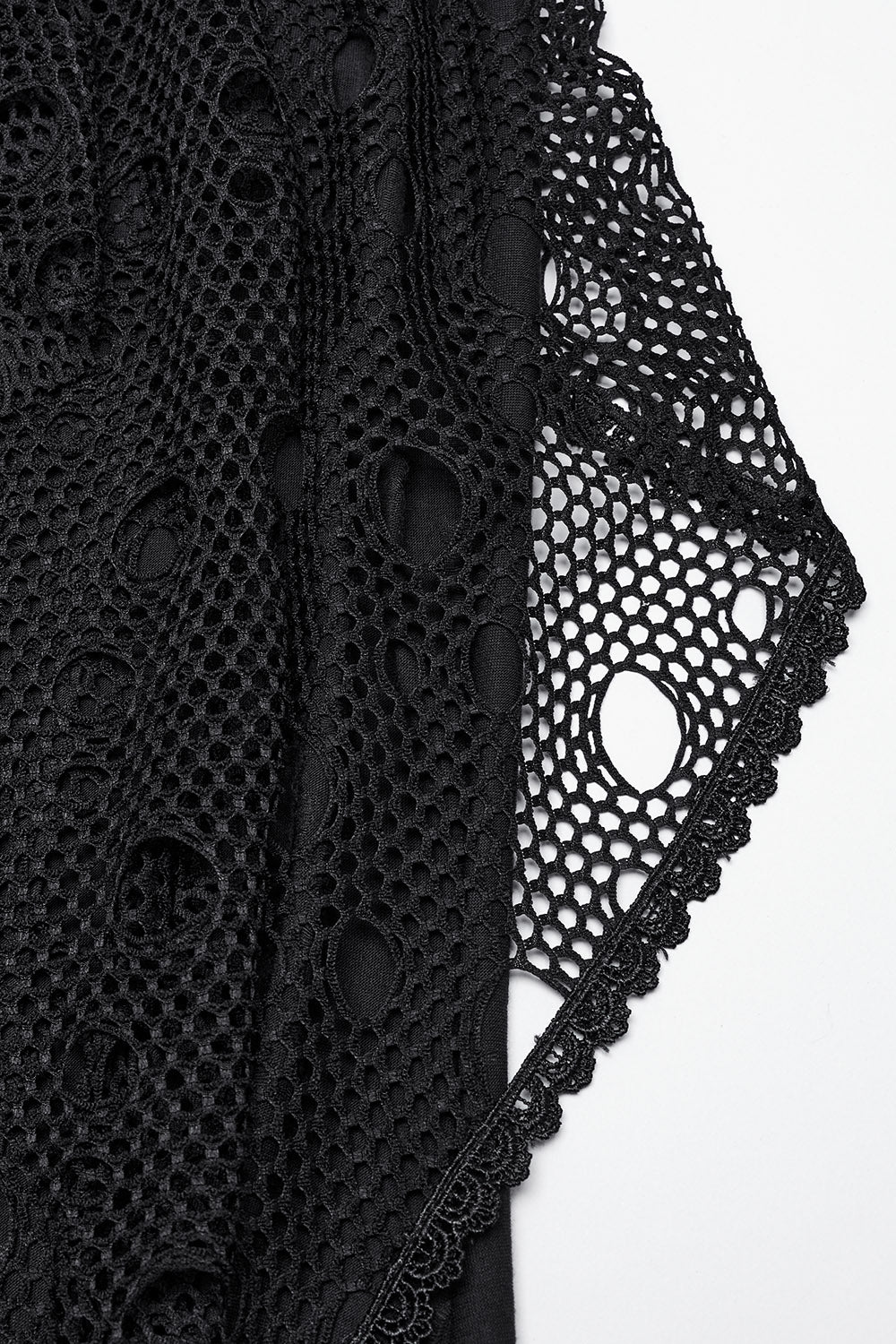 fishnet fishtail skirt