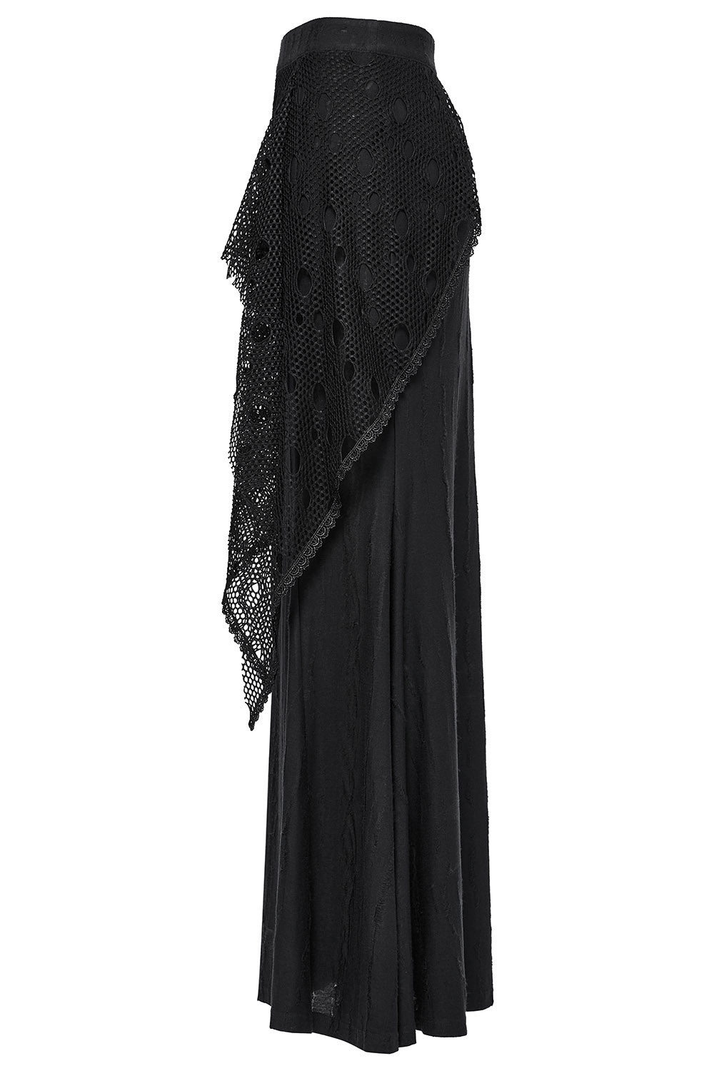 dark mermaidcore maxi skirt