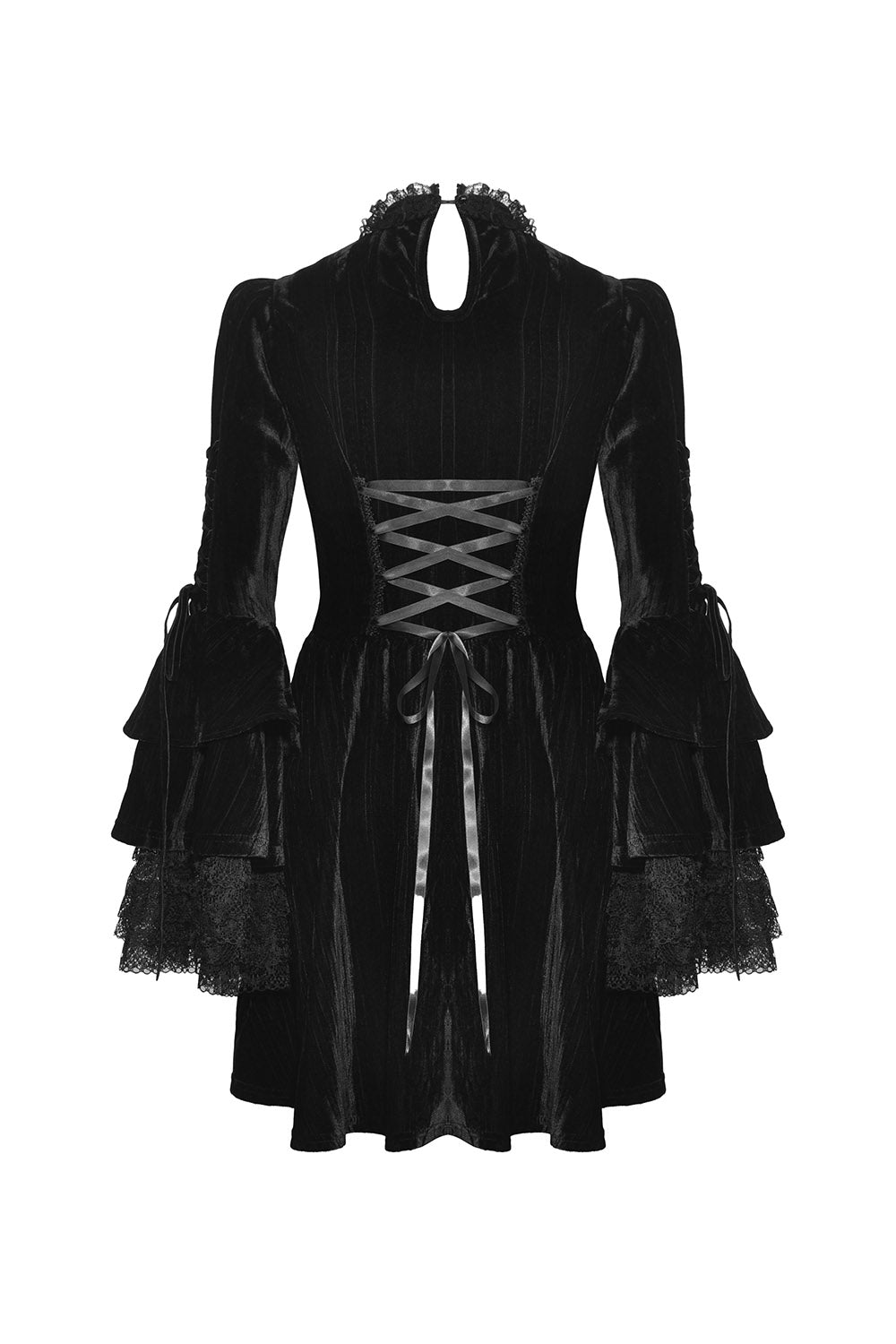 Draculara Black Velvet Dress - dresses - VampireFreaks - Dark In Love